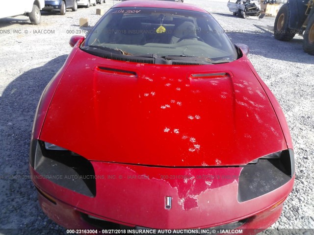 2G1FP22KXV2136036 - 1997 CHEVROLET CAMARO RS RED photo 6