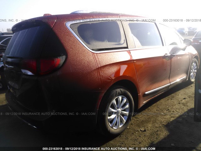 2C4RC1EG8JR247901 - 2018 CHRYSLER PACIFICA TOURING L PLUS ORANGE photo 4