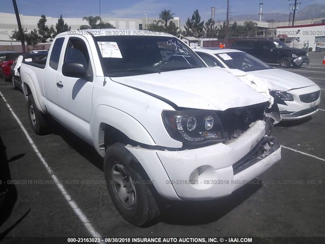 5TETU62N46Z222188 - 2006 TOYOTA TACOMA PRERUNNER ACCESS CAB WHITE photo 1