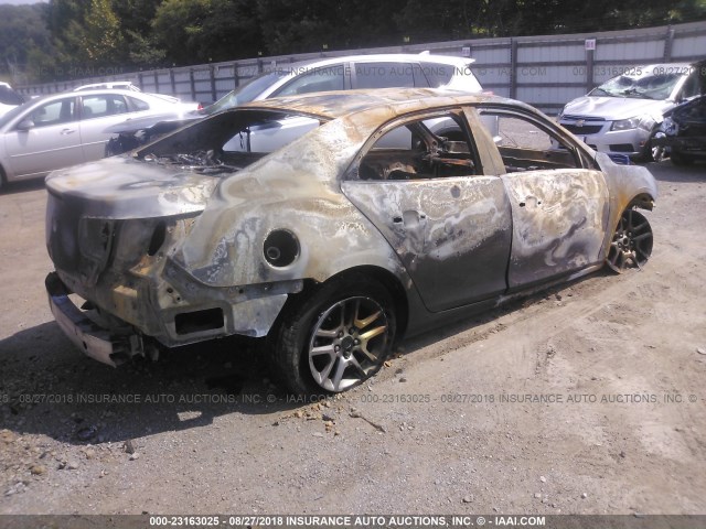 1G11C5SL6EF257242 - 2014 CHEVROLET MALIBU 1LT 黑色 照片 4