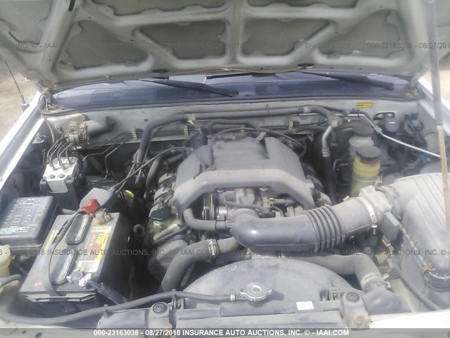 4S6CM58W2W4424601 - 1998 HONDA PASSPORT EX/LX Արծաթագույն լուսանկար 10