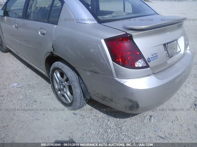 1G8AK52F93Z160305 - 2003 SATURN ION LEVEL 3 GOLD photo 6