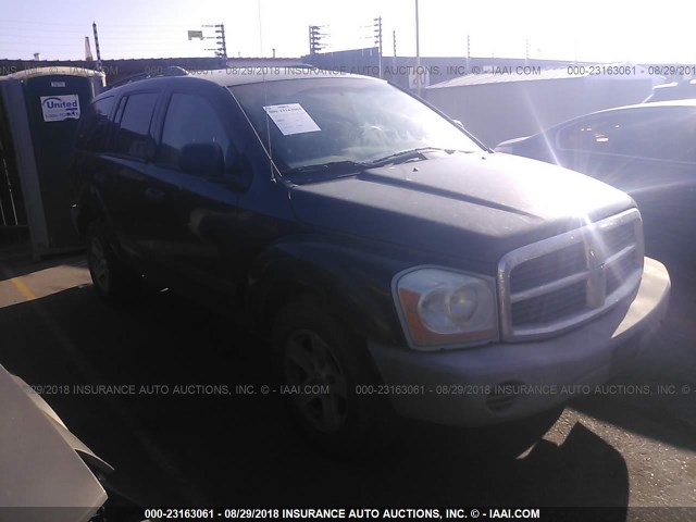 1D4HB38N56F128600 - 2006 DODGE DURANGO SXT BLACK photo 1