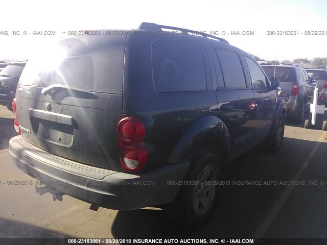 1D4HB38N56F128600 - 2006 DODGE DURANGO SXT BLACK photo 4