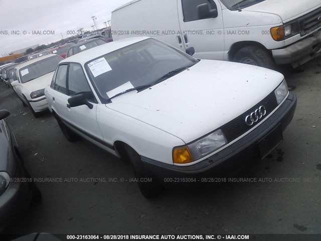 WAUEB0892JA279611 - 1988 AUDI 80 WHITE photo 1