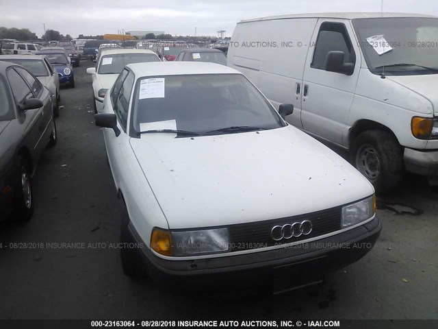 WAUEB0892JA279611 - 1988 AUDI 80 WHITE photo 6