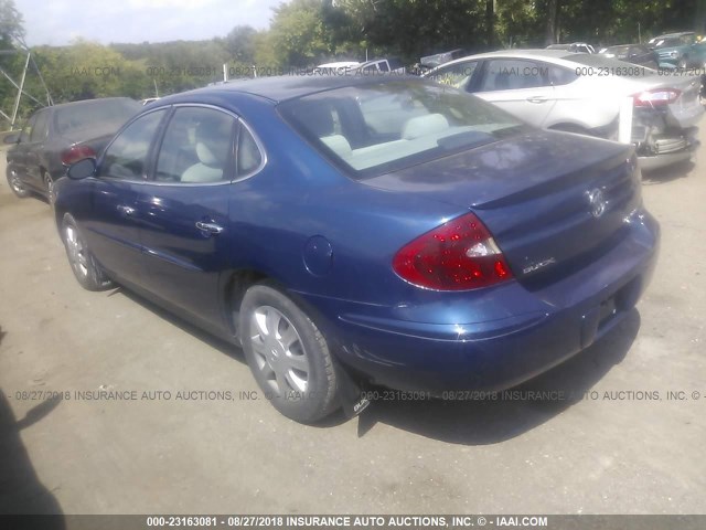 2G4WC532751292359 - 2005 BUICK LACROSSE CX BLUE photo 3