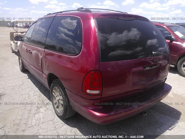 1B4GP54L2TB197934 - 1996 DODGE GRAND CARAVAN LE/ES RED photo 3