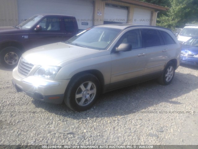 2A4GF68456R911697 - 2006 CHRYSLER PACIFICA TOURING Champagne photo 2