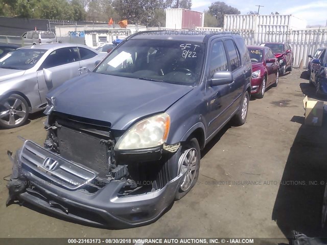 JHLRD78935C054330 - 2005 HONDA CR-V SE/EX GRAY photo 2