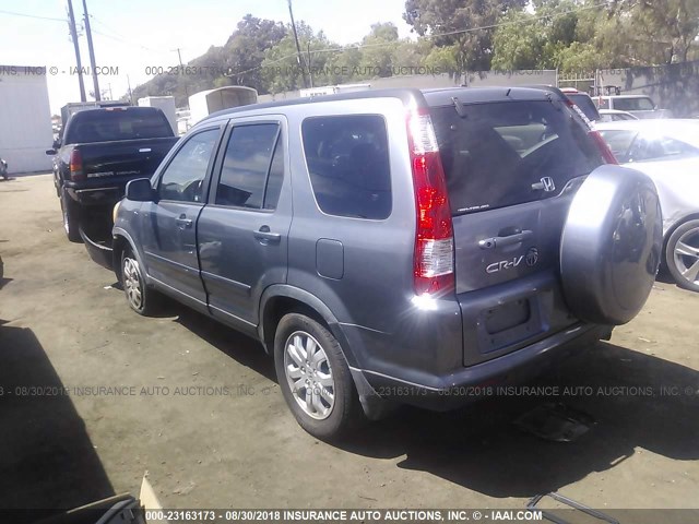 JHLRD78935C054330 - 2005 HONDA CR-V SE/EX GRAY photo 3