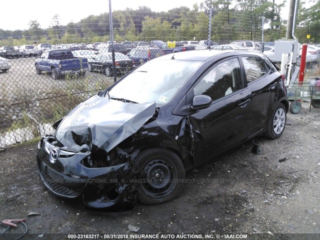 JM1DE1KY3E0184224 - 2014 MAZDA MAZDA2 SPORT BLACK photo 2