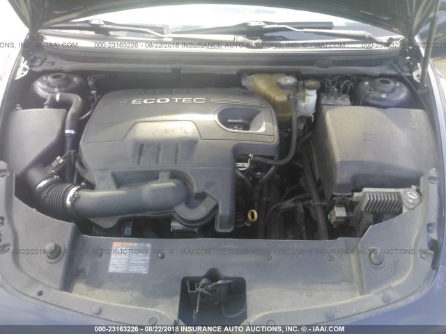 1G1ZC5EB1AF256306 - 2010 CHEVROLET MALIBU 1LT Dark Blue photo 10