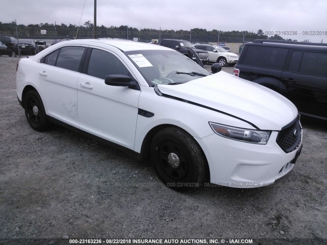 1FAHP2L83HG100307 - 2017 FORD TAURUS POLICE INTERCEPTOR WHITE photo 1