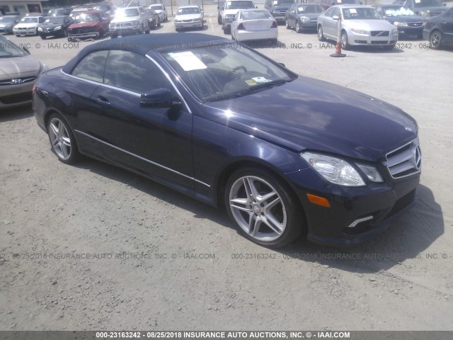 WDDKK7CF7BF082262 - 2011 MERCEDES-BENZ E 550 BLUE photo 1