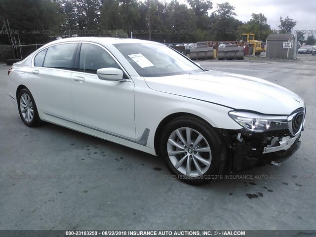 WBA7E4C55KGV28414 - 2019 BMW 740 XI WHITE photo 1