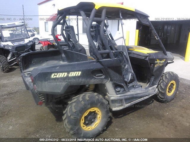 3JBKXLP15CJ003020 - 2012 CAN-AM COMMANDER YELLOW photo 4