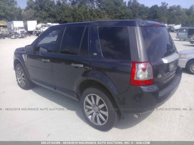 SALFR24N78H060445 - 2008 LAND ROVER LR2 HSE Dark Blue photo 3