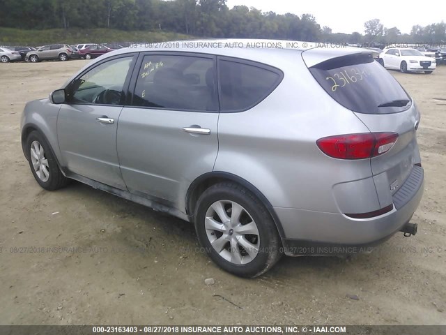 4S4WX82C264427589 - 2006 SUBARU B9 TRIBECA 3.0 H6/3.0 H6 LIMITED SILVER photo 3