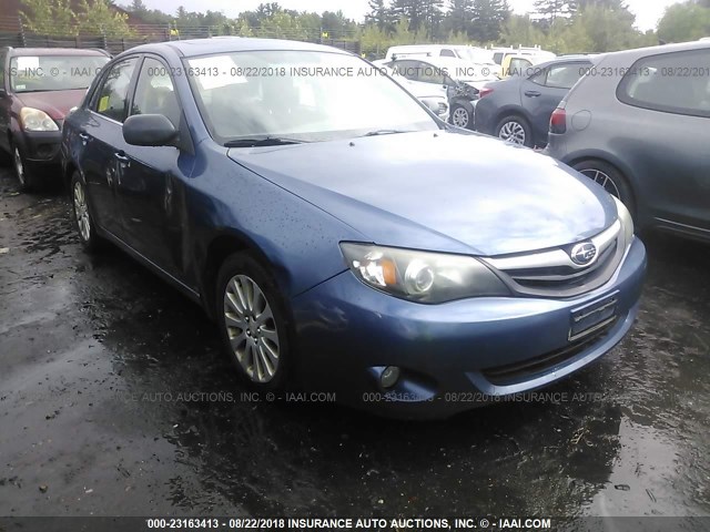 JF1GE6B67BH500025 - 2011 SUBARU IMPREZA 2.5I PREMIUM BLUE photo 1