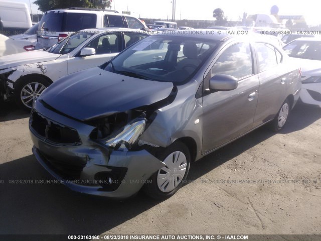 ML32F3FJ6HH004305 - 2017 MITSUBISHI MIRAGE G4 ES Boz foto 2