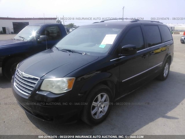 2A8HR54169R678563 - 2009 CHRYSLER TOWN & COUNTRY TOURING BLACK photo 2
