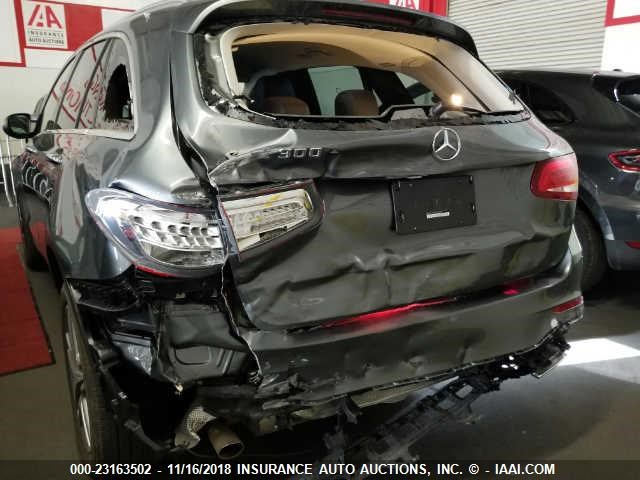 WDC0G4JB5GF106528 - 2016 MERCEDES-BENZ GLC 300 GRAY photo 6