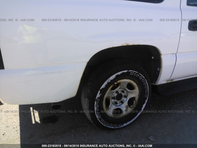 1GNEC16Z16J107500 - 2006 CHEVROLET SUBURBAN WHITE photo 8