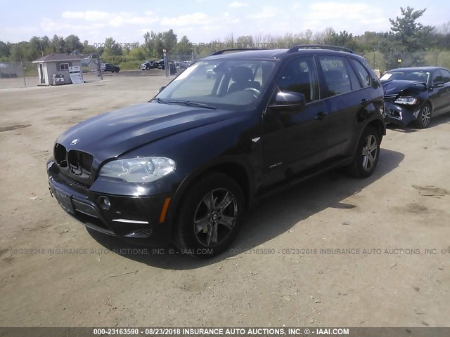 5UXZV4C58CL756572 - 2012 BMW X5 XDRIVE35I Siyah fotoğraf 2