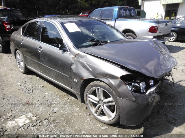 JNKAY01E36M115599 - 2006 INFINITI M35 SPORT GRAY photo 1