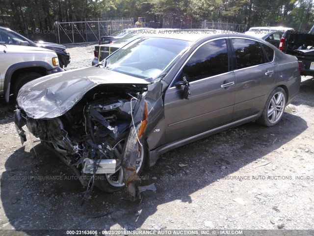 JNKAY01E36M115599 - 2006 INFINITI M35 SPORT GRAY photo 2