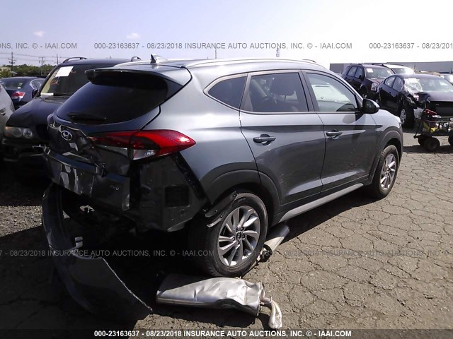 KM8J3CA49JU717968 - 2018 HYUNDAI TUCSON BLUE photo 4