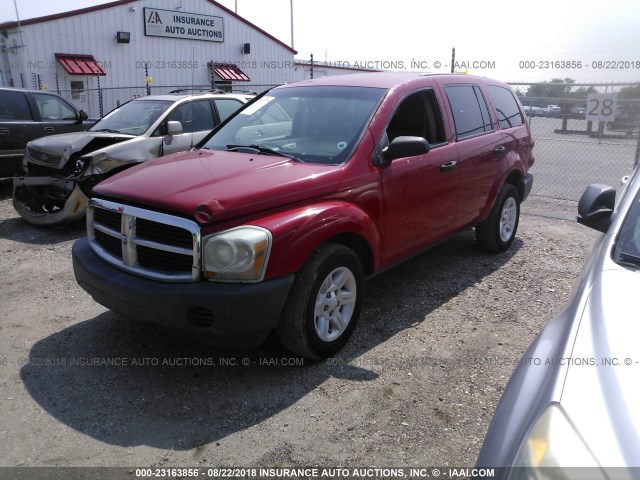 1D4HD38K94F181507 - 2004 DODGE DURANGO ST RED photo 2