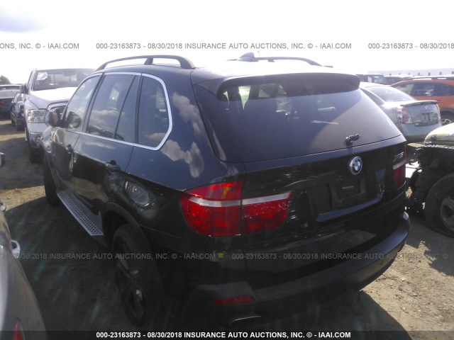 5UXFE83558LZ36965 - 2008 BMW X5 4.8I BLACK photo 3