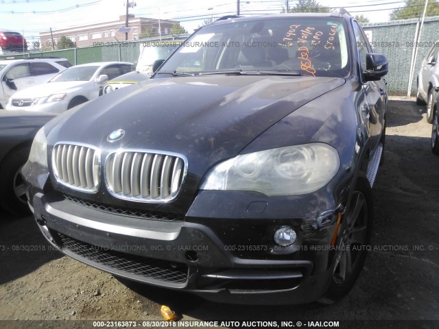 5UXFE83558LZ36965 - 2008 BMW X5 4.8I BLACK photo 6