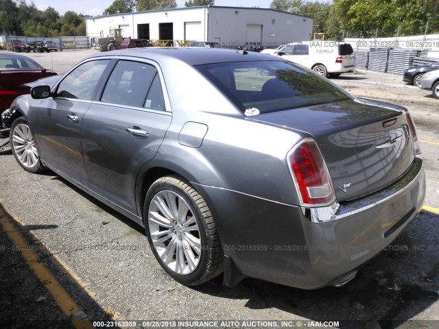 2C3CA5CG7BH538682 - 2011 CHRYSLER 300 LIMITED GRAY photo 3