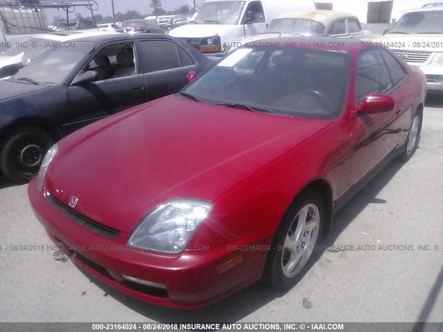 JHMBB6145WC001528 - 1998 HONDA PRELUDE RED photo 2