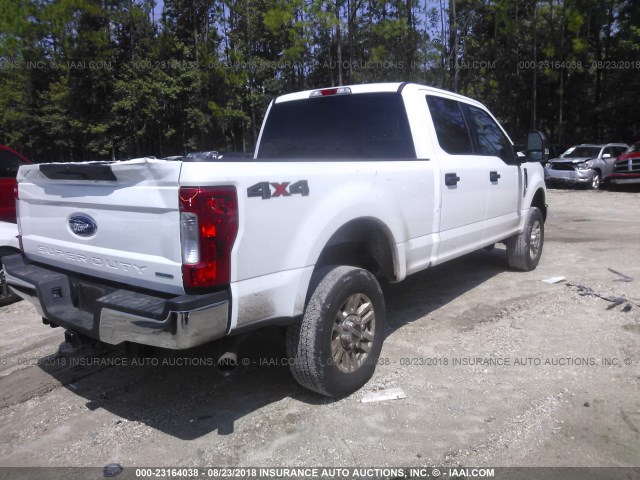 1FT7W2B66JEB91244 - 2018 FORD F250 SUPER DUTY WHITE photo 4