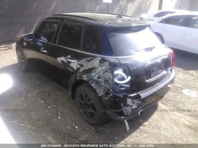 WMWXU1C50G2D57693 - 2016 MINI COOPER BLACK photo 3