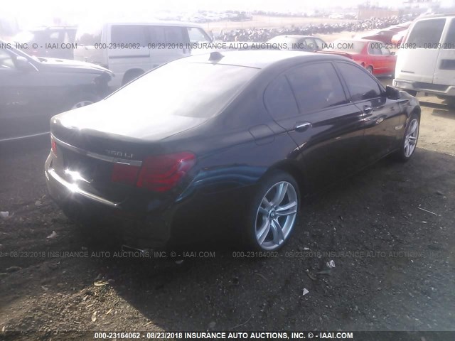 WBAKB8C59BC851768 - 2011 BMW 750 LI BLACK photo 4
