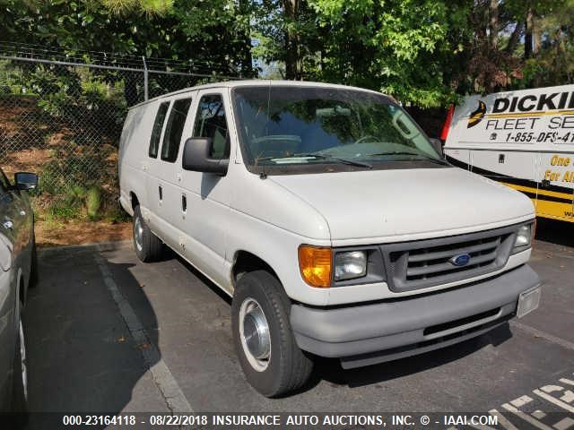 1FTNS24L06DA97430 - 2006 FORD E250 E250 VAN WHITE photo 1