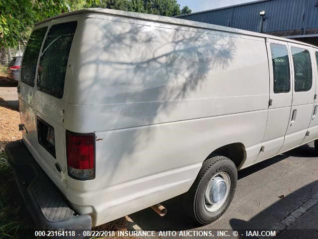 1FTNS24L06DA97430 - 2006 FORD E250 E250 VAN WHITE photo 4