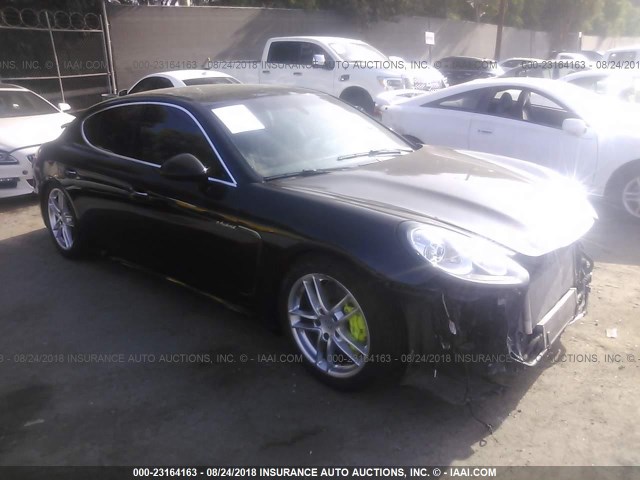 WP0AD2A75EL044940 - 2014 PORSCHE PANAMERA S HYBRID BLACK photo 1