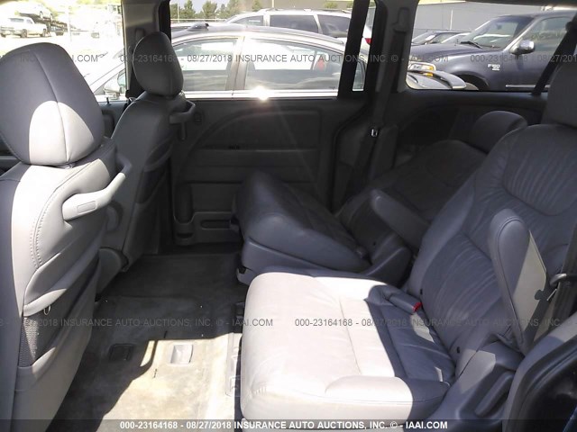 5FNRL38687B094679 - 2007 HONDA ODYSSEY EXL BLUE photo 8