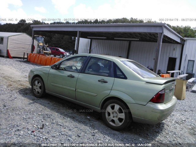 1FAFP34N57W133976 - 2007 FORD FOCUS ZX4/S/SE/SES 绿色 照片 3