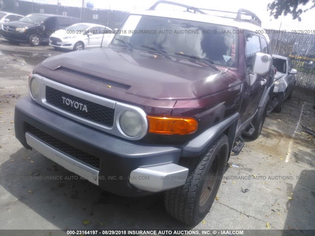 JTEBU11F370087078 - 2007 TOYOTA FJ CRUISER Champagne photo 2