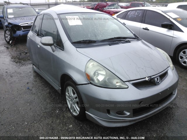 JHMGD38677S059654 - 2007 HONDA FIT S 银色 照片 1
