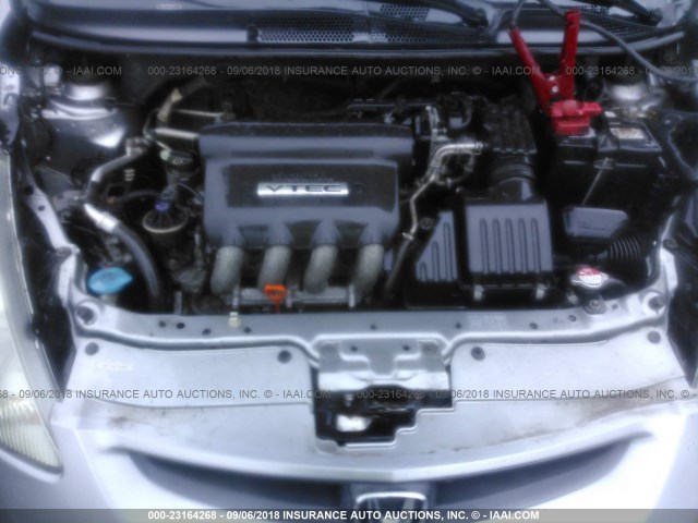 JHMGD38677S059654 - 2007 HONDA FIT S 银色 照片 10
