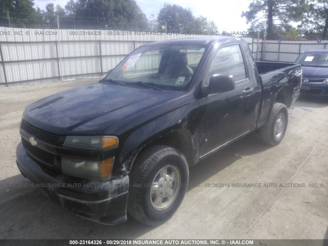 1GCCS249988194438 - 2008 CHEVROLET COLORADO LS BLACK photo 2