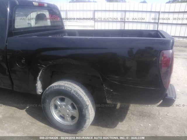 1GCCS249988194438 - 2008 CHEVROLET COLORADO LS BLACK photo 6